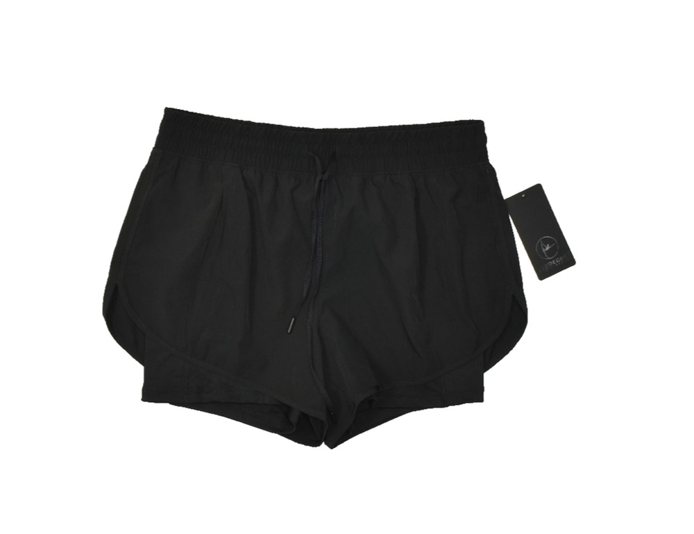 90 Degree By Reflex Women's Lightstreme Alpine 2 In 1 Short Black Size XL NEW